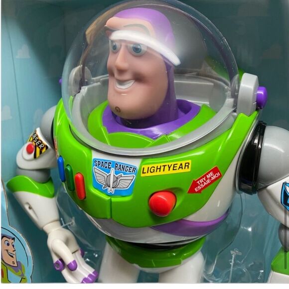 Disney Park Talking Buzz Lightyear Action Figure DollAndy Movie Superhero - Picture 5 of 8